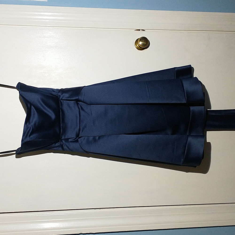 Women's Alfred Sung Midnight Blue bridesmaid dress size 8